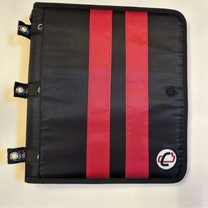 RED- NW0T CASE IT THE LOCKER  PRE-2 THE PREMIUM BINDER RINGER 1" BINDER